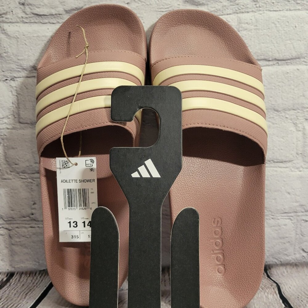 Mens Adilette Aqua Slides- Mauve